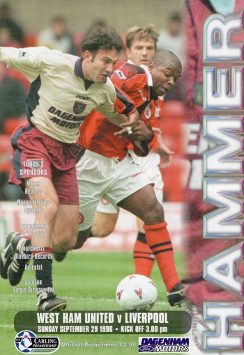 Match programme